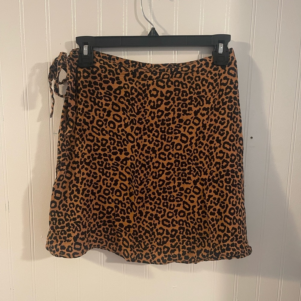 Cheetah wrap skirt from Aeropostale